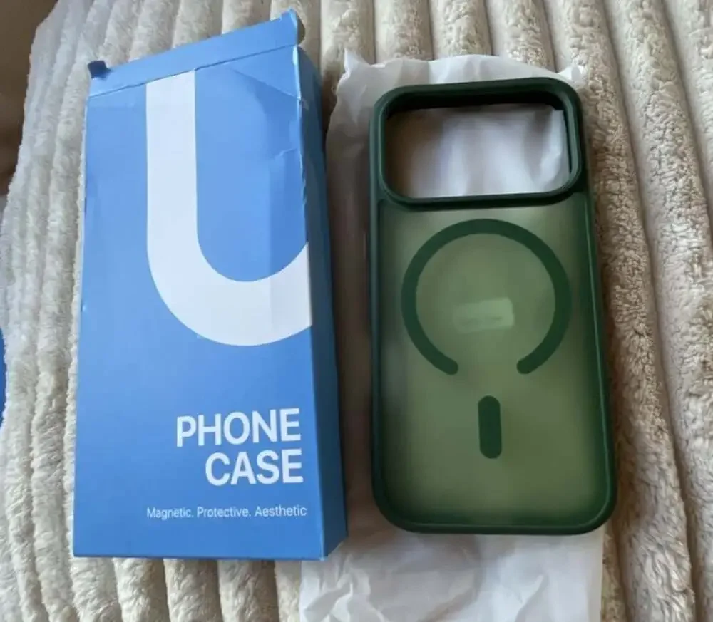 Shinpu Magnetic Protective Phone Case Forest Green iPhone 17 pro
